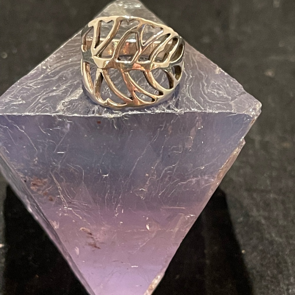 Sterling Silver Leaf Ring